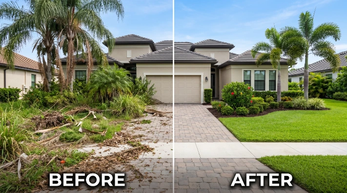 property look after cleaning lawn in wasely chapel